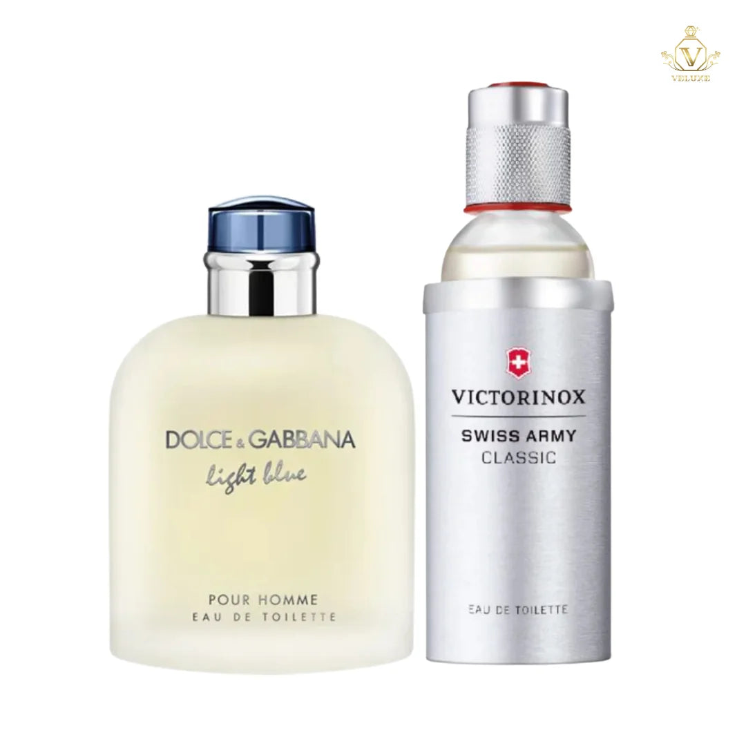 Combo Light Blue pour Homme + Swiss Army Victorinox