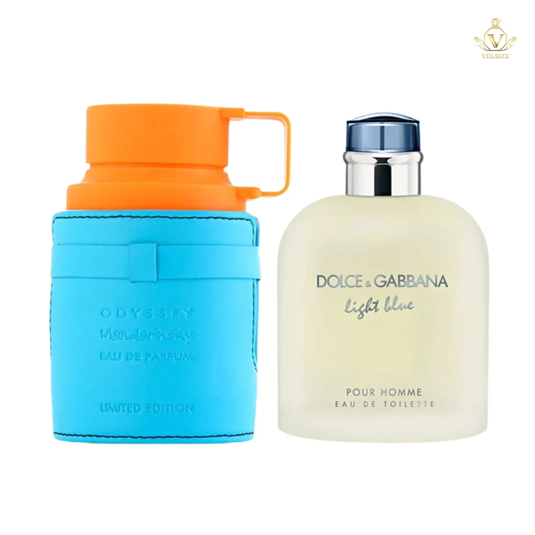 Combo Mandarin Sky + Light Blue Pour Homme