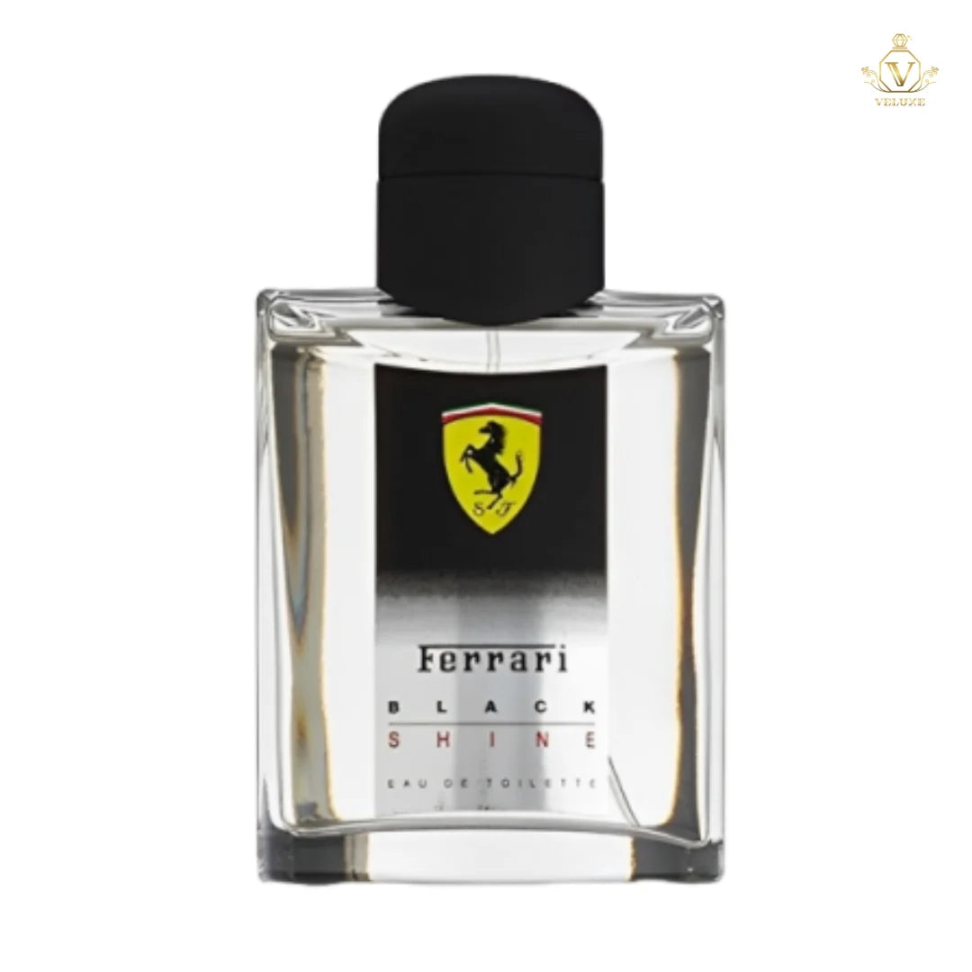 Fragancia inspirada en Scuder1a Ferrar1 Black Sh1ne Men