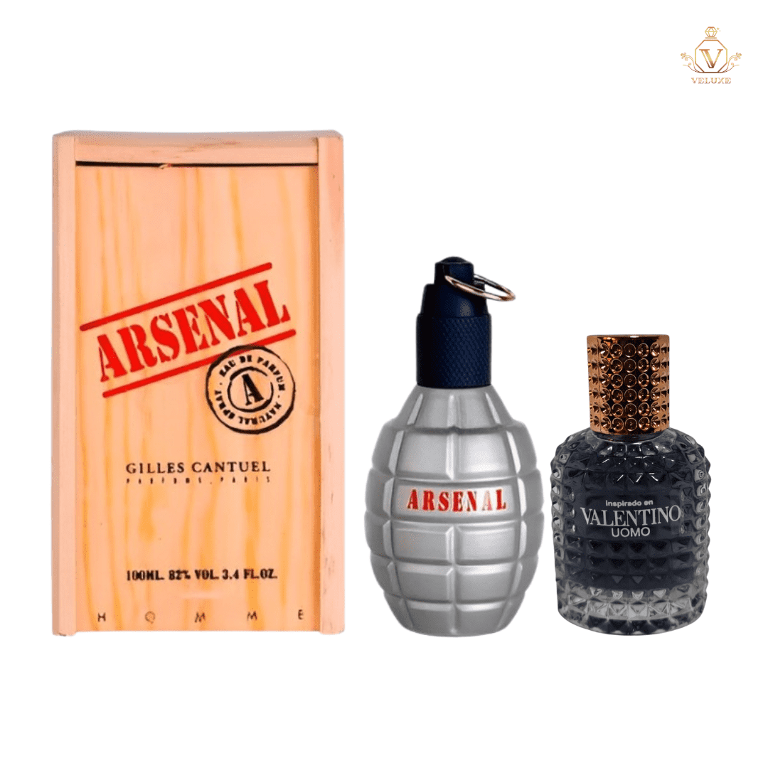 Combo Arsenal de G1lles Cantu3l MEN + Valentin0 U0m0 Intense 50ml Men