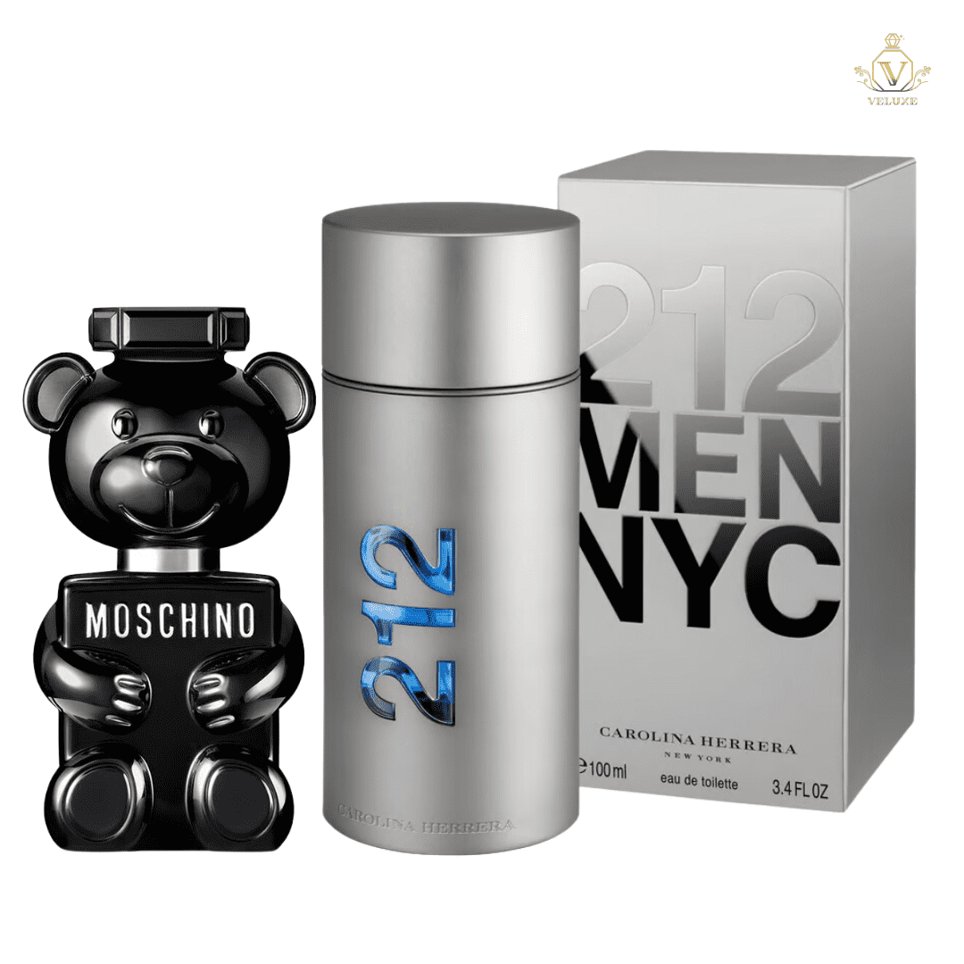 Combo 212 nyc by Carolin4 Herr3ra Men+ Toy Boy de Moschin0 50ml Men