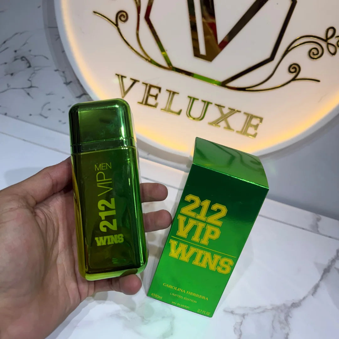 Fragancia inspirada en 212 vip wins 100 ml men