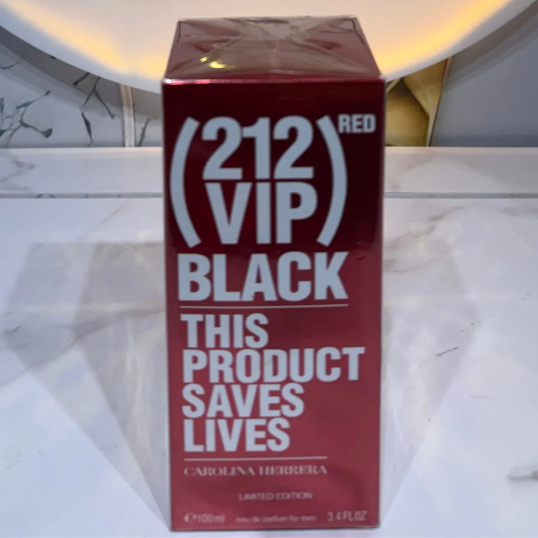Fragancia inspirada en 212 vip rojo 100 ml men