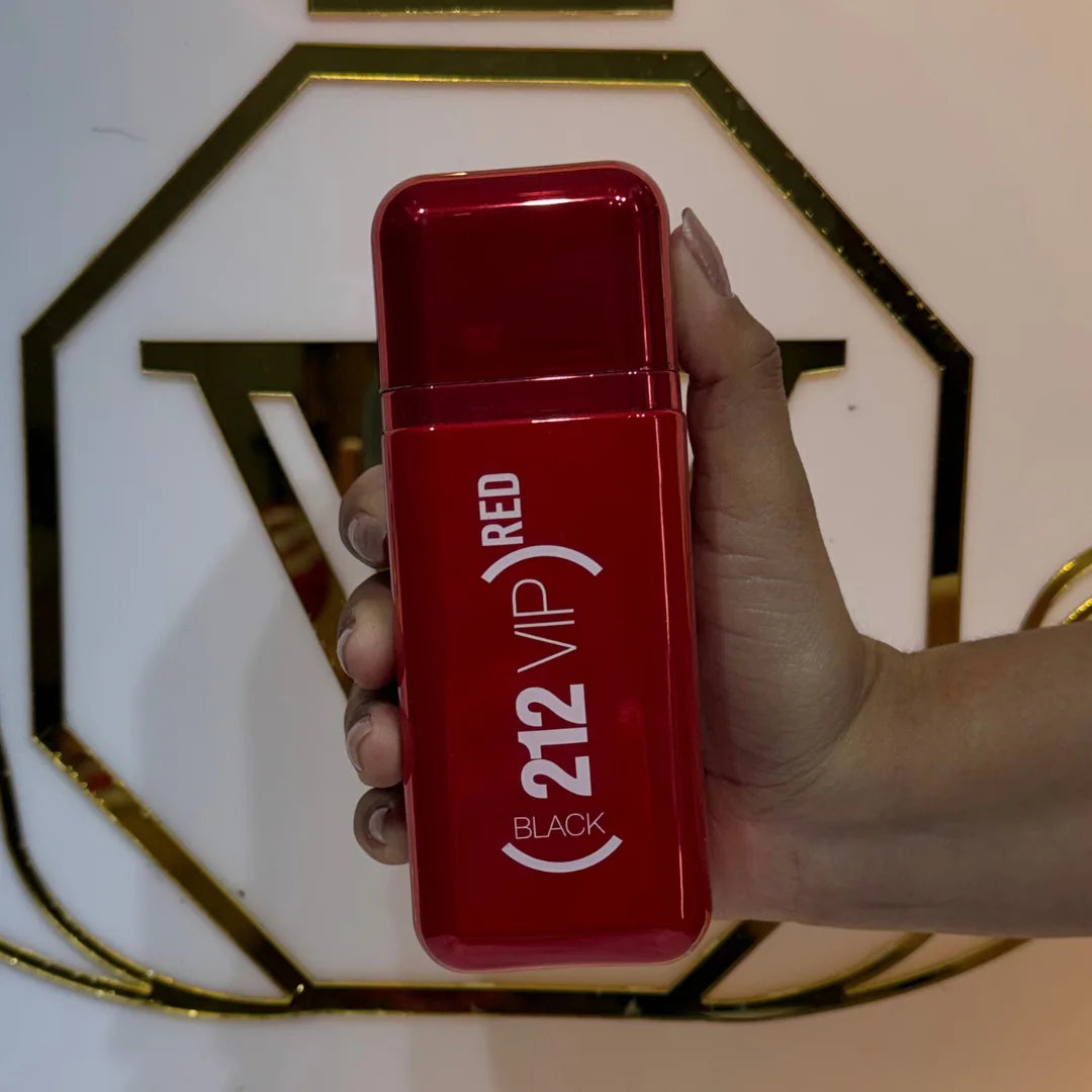 Fragancia inspirada en 212 vip rojo 100 ml men