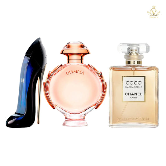 Combo Good Girl + Coco Mademoiselle + Olympea Rabanne Dama