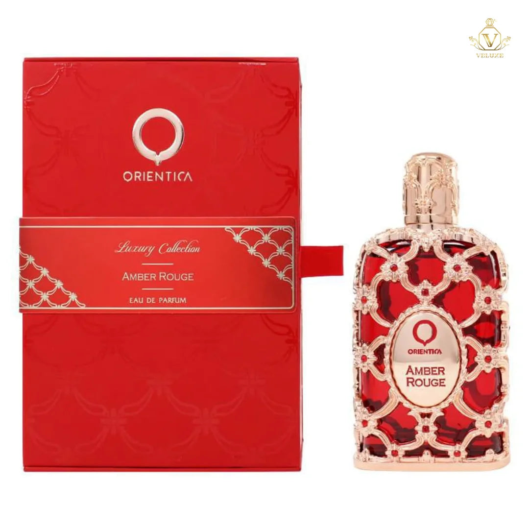 Fragancia inspirada Amber Rouge Orientic4 (Estuche Lujo)