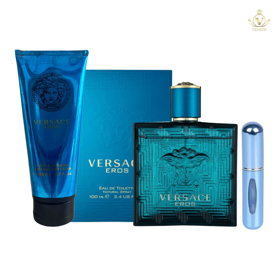 Combo Er0s V3rs4ce + Crema Corporal + Perfumero