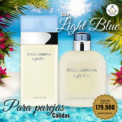 Duo Light Blue Pour homme + Light Blue