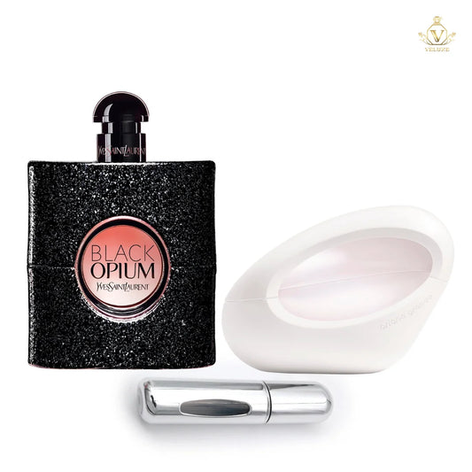 Combo Black Opium + Mod Vanilla + Perfumero
