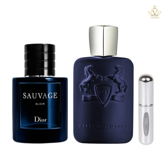 Combo Sauvage Elixir Dior + Layton de Marly + Perfumero