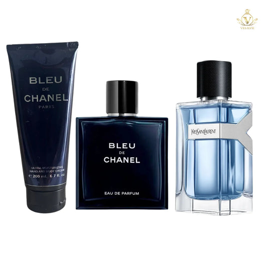 Combo Bleu de Chanel + Y Yves Saint Laurent + Crema Corporal