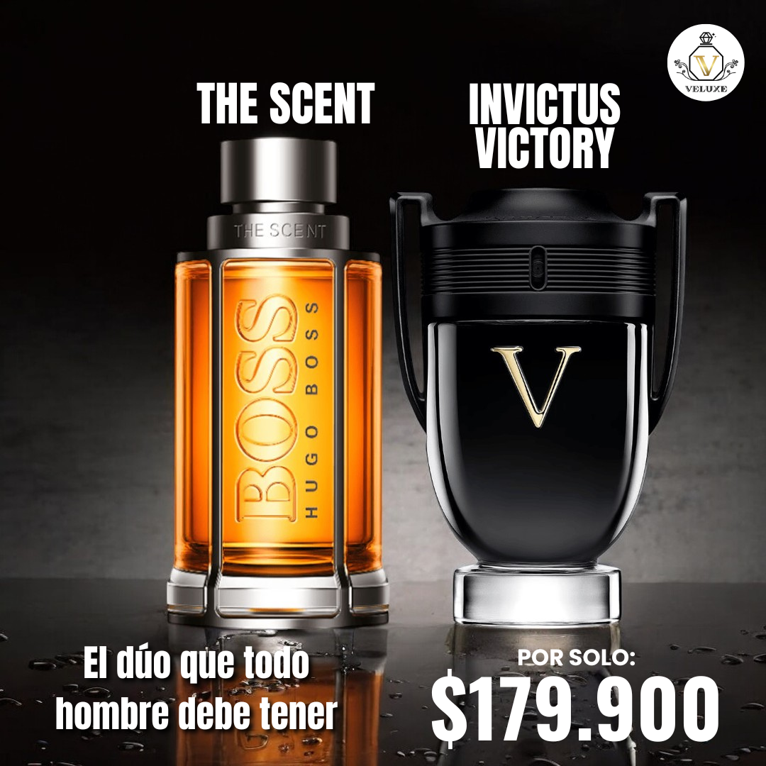 Combo The Scent Hugo Boss + Invictus Victory Rabanne