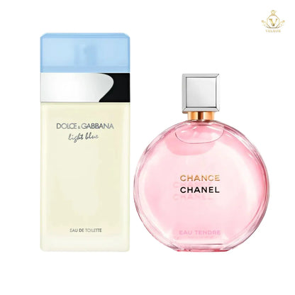 Combo Light Blue D&G Dama 100 ML + Chance Eau Tendre 100 ML