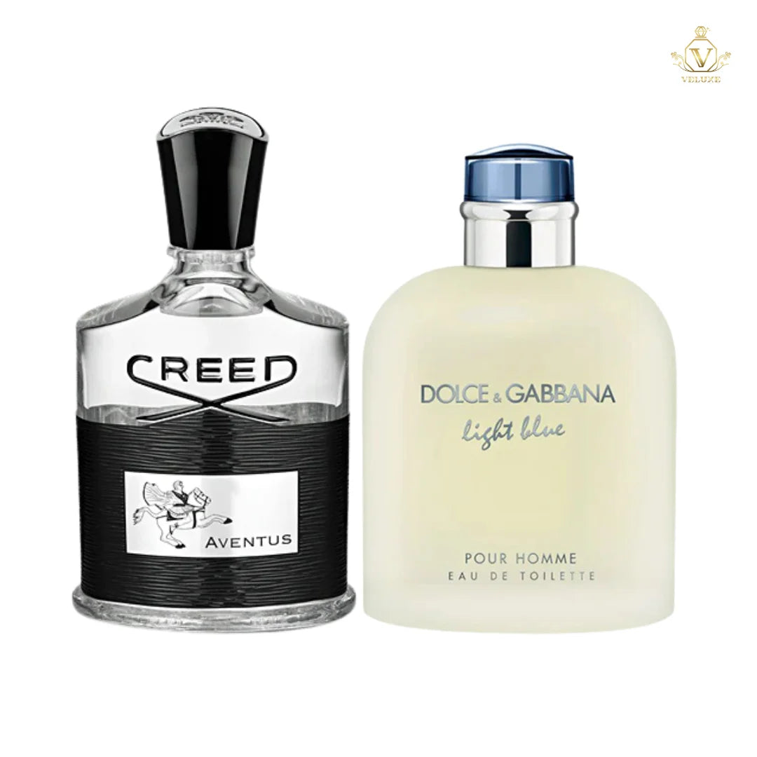 Combo Aventus Creed + Light Blue pour Homme
