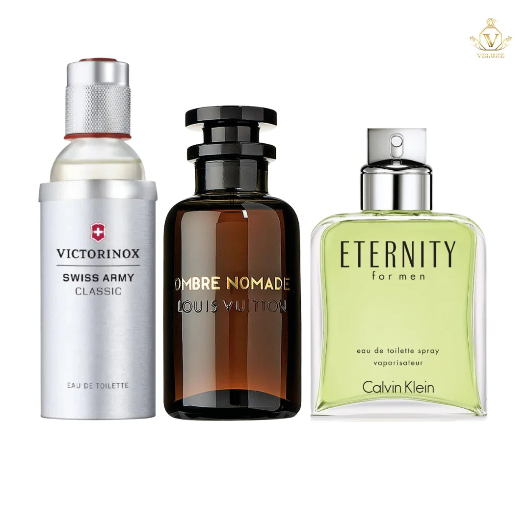 Combo Ombre Nomade + Eternity For Men + Swiss Army Victorinox