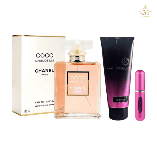 Combo Coco Mademoiselle+ Crema Corporal + Perfumero