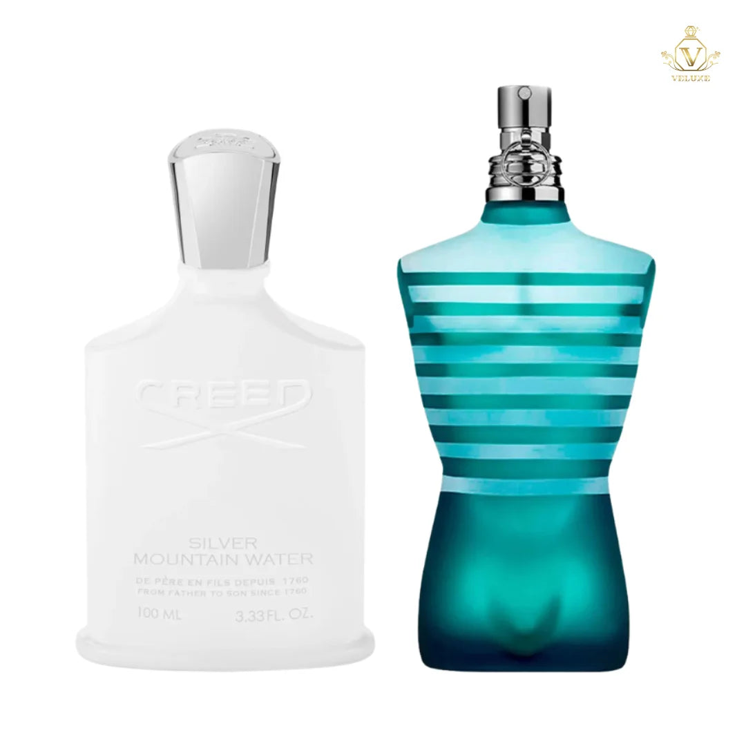 Combo Silver Mountain Water Cr3ed 100 ML + Le Male JPG 100 ML