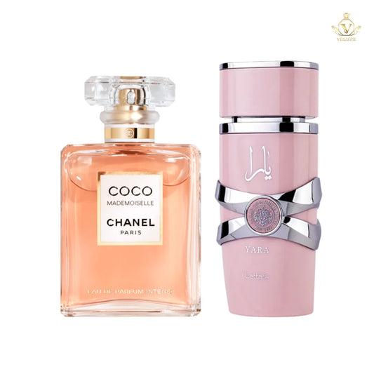 Combo Coco Mademoiselle Ch4nel 100 ML + Yara L4ttafa 100 ML