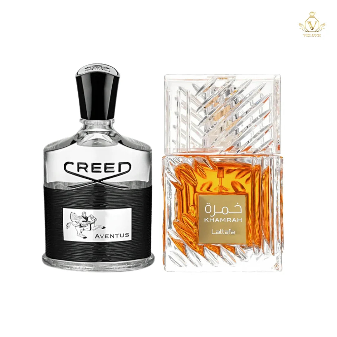 Combo Aventus Cr3ed 100 ML + Khamrah L4ttafa 100 ML