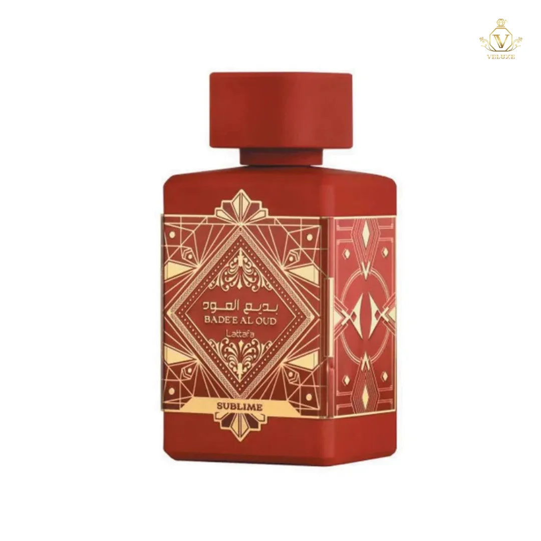 Fragancia Inspirada en Lattafa B4d3’e Al oud Sublim3