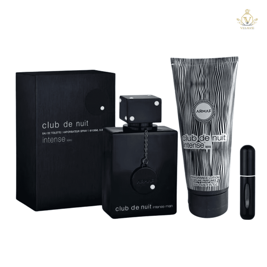 Combo Club de Nuit Intense Man + Crema corporal club de Niut + Perfumero