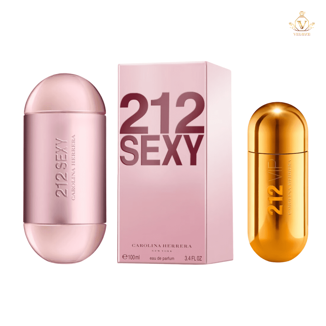 Combo 212 Sexy Eau CH Dama + 212 V1p Rose CH 50ml Dama