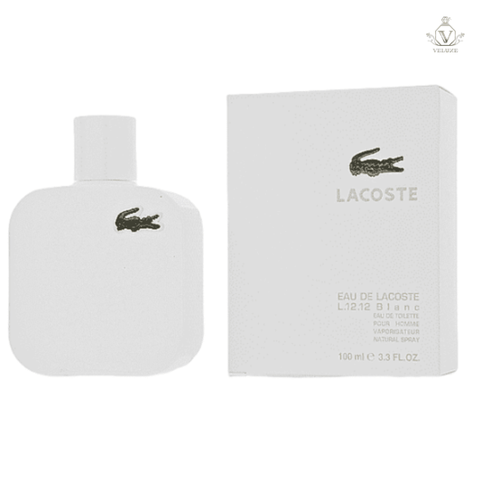 Fragancia Inspirada En Lacost3 L.12.12 Eau de P4rfum Blanc Men