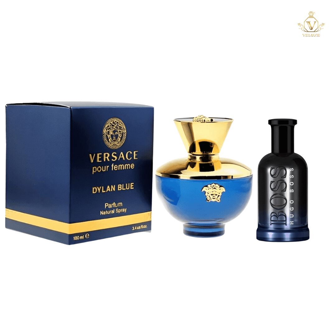 Combo Versace Dylan Blue Dama + Hugo Boss N1ght 50ml Men