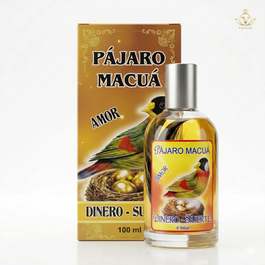 Fragancia inspirada en Pájaro Mácua Amor-Dinero-Suerte Perfume con Feromonas